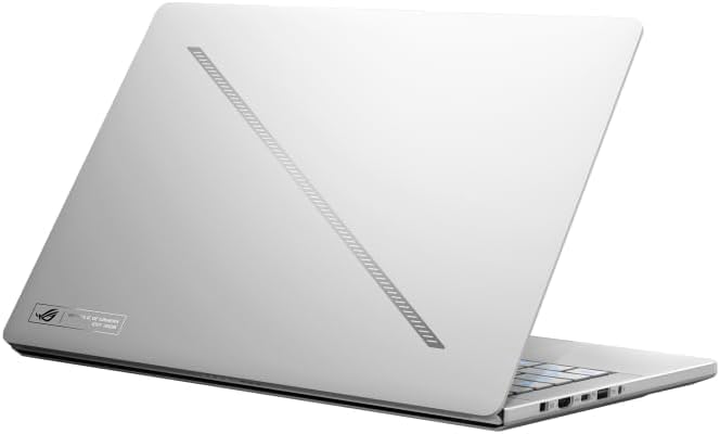ASUS ROG Zephyrus G14 Latest (2025) 14' 3K OLED 120Hz Gaming Laptop Copilot+ PC AMD Ryzen AI 9 HX 370 NVIDIA RTX 5070 Ti 12GB 32GB LPDDR5X RAM 1TB SSD RGB KB Windows 11 Platinum White