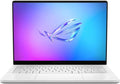 ASUS ROG Zephyrus G14 Latest (2025) 14' 3K OLED 120Hz Gaming Laptop Copilot+ PC AMD Ryzen AI 9 HX 370 NVIDIA RTX 5070 Ti 12GB 32GB LPDDR5X RAM 1TB SSD RGB KB Windows 11 Platinum White