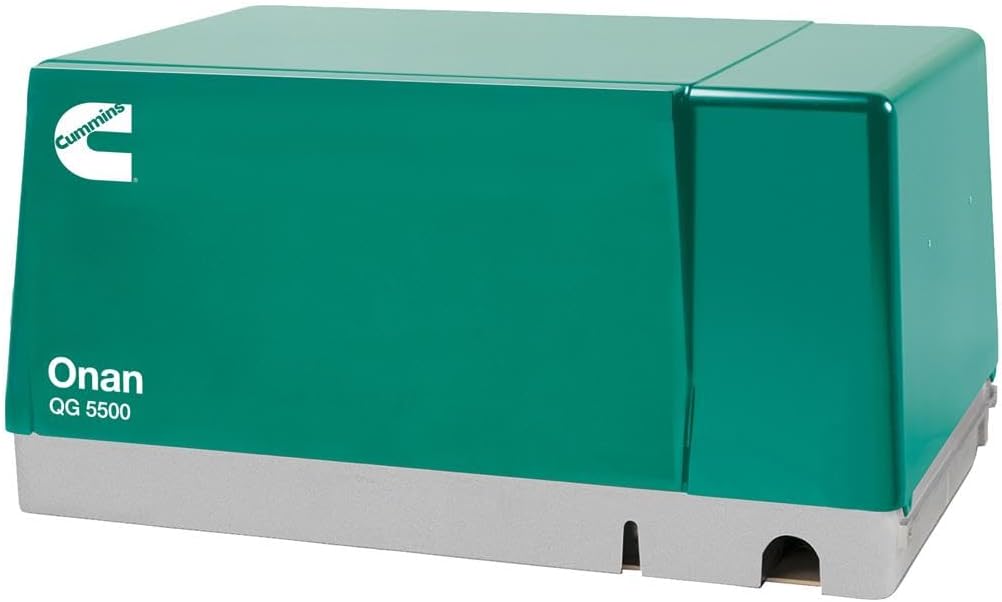 Cummins Onan 5.5HGJAB-6755 RV Generator and Component (Rv Qg 5500 Evap - 5500 Watt 120V Single Phase 60Hz Fixed Mount Gasoline Evaporat)