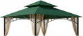 Garden Winds Reinforced RipLock 350 Replacement Canopy Top Cover Compatible with Summer Veranda 10 ' x 10' Gazebo Models L-GZ093PST, G-GZ093PST, TGZ093 - Green