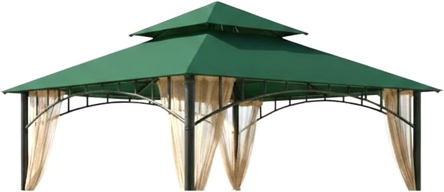 Garden Winds Reinforced Replacement Canopy Top Cover Compatible with The L-GZ093PST Summer Veranda 10' x 10' Gazebo - Classic Forest, Riplock 350