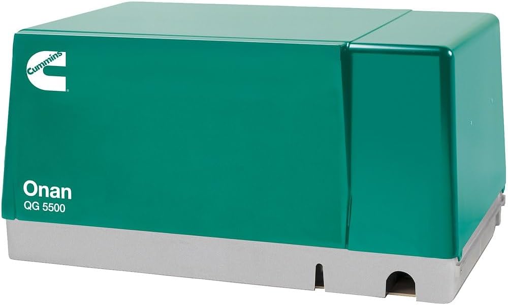 Cummins Onan 5.5HGJAB-6755 RV Generator and Component (Rv Qg 5500 Evap - 5500 Watt 120V Single Phase 60Hz Fixed Mount Gasoline Evaporat)