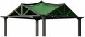 Garden Winds Reinforced RipLock 350 Replacement Canopy Top Cover Compatible with Garden Treasures 10' x 10' Pergola Models GF-9A037X, GF-12S039B- Green