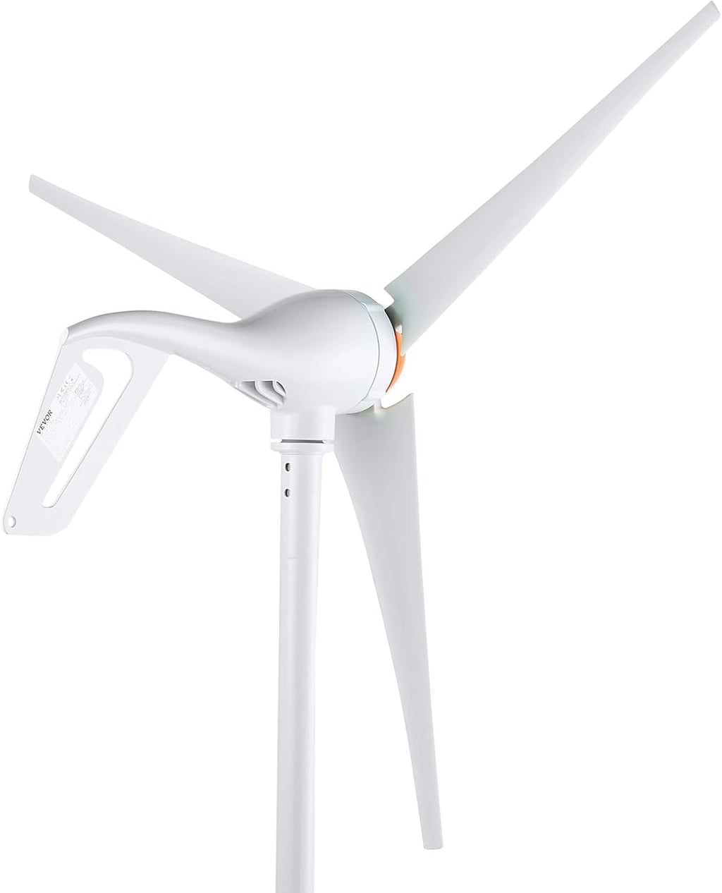 VEVOR 12V-500W Wind Turbine Generator Kit with Anemometer, 3-Blade Wind Power Generator, MPPT Controller & Adjustable Windward Direction, Suitable for Home, RVs, Boats, Farm