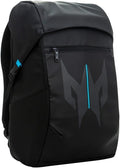 acer Predator Lite Gaming Laptop Backpack - Lightweight 1680D Ballistic Polyester with Water-Resistant Zippers and Ventilated Mesh Back Perfect For Everyday Commuting and Gaming - Fits 15.6' Laptops