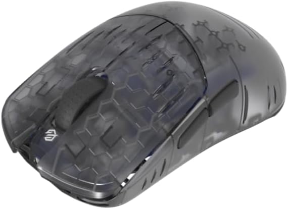 GWolves HT-S2 Lightweight Wireless Gaming Mouse, ~33Gram,8K-Report, Low Latency, PAW3395 26,000 CPI, Nrf52840 High-Performance CPU, 6 Programmable Btns, On-Board Memory, PC/Mac and Laptop (Grey)