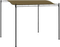 vidaXL Gazebo Set of 2 Taupe Steel and Polyester Large Durable