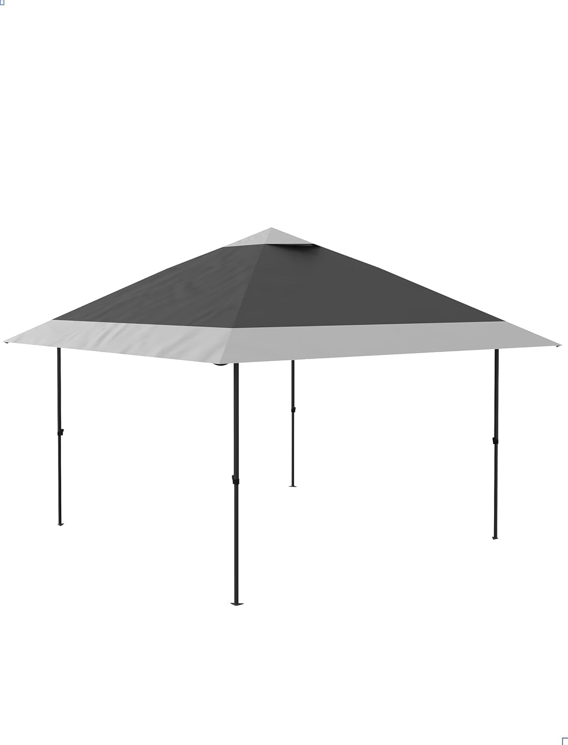Garvee 13x13 ft Pop Up Gazebo, Canopy Tent on Clearance, Outdoor Patio Gazebo, Tent for Party, Wedding, Outdoor Dining, Backyard(Dark Grgy+Light Grey)