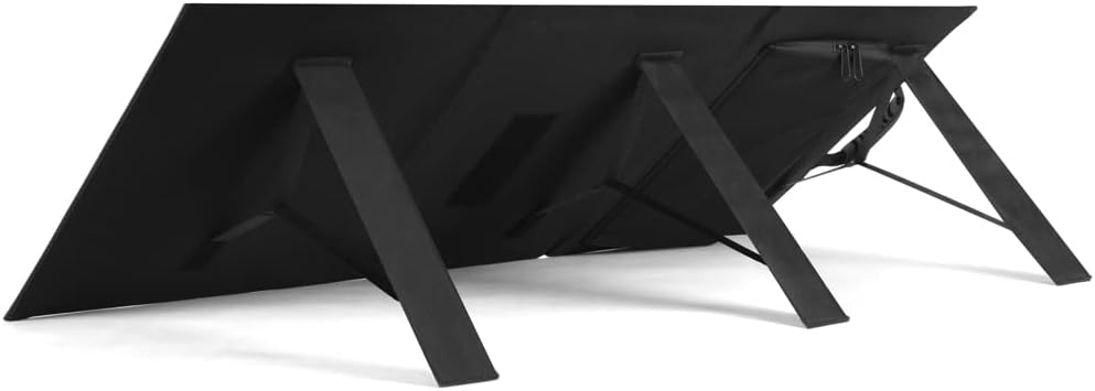 Westinghouse Portable 60W Solar Panel for Portable Power Stations, iPhone, iPad, Tablets, Laptop, with QC 3.0 USB and USB-C ports, DC Output, for Outdoors, Camping, RVs, and Travel,Black