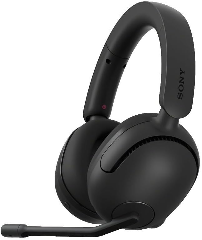 Sony INZONE H5 Wired and Wireless Gaming Headset with 360 Spatial Sound and Lasting Battery (Black) Bundle with Metal Alloy Headphone Stand (2 Items)