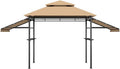 Garden Winds Custom Fit Replacement Canopy Top Cover and Side Awnings Compatible with The Tangkula NP10385, NP10385BN 13.5' X 4' Grill Gazebo - Upgraded Performance RipLock 350 Fabric