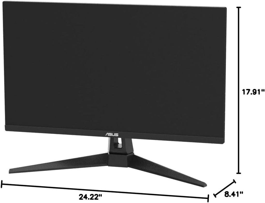 ASUS TUF Gaming 27' 1440P Monitor (VG27AQA1A) - QHD (2560 x 1440), 170Hz (Supports 144Hz), 1ms, Extreme Low Motion Blur, Freesync Premium, Eye Care, HDMI, DisplayPort, Shadow Boost, Speakers, HDR