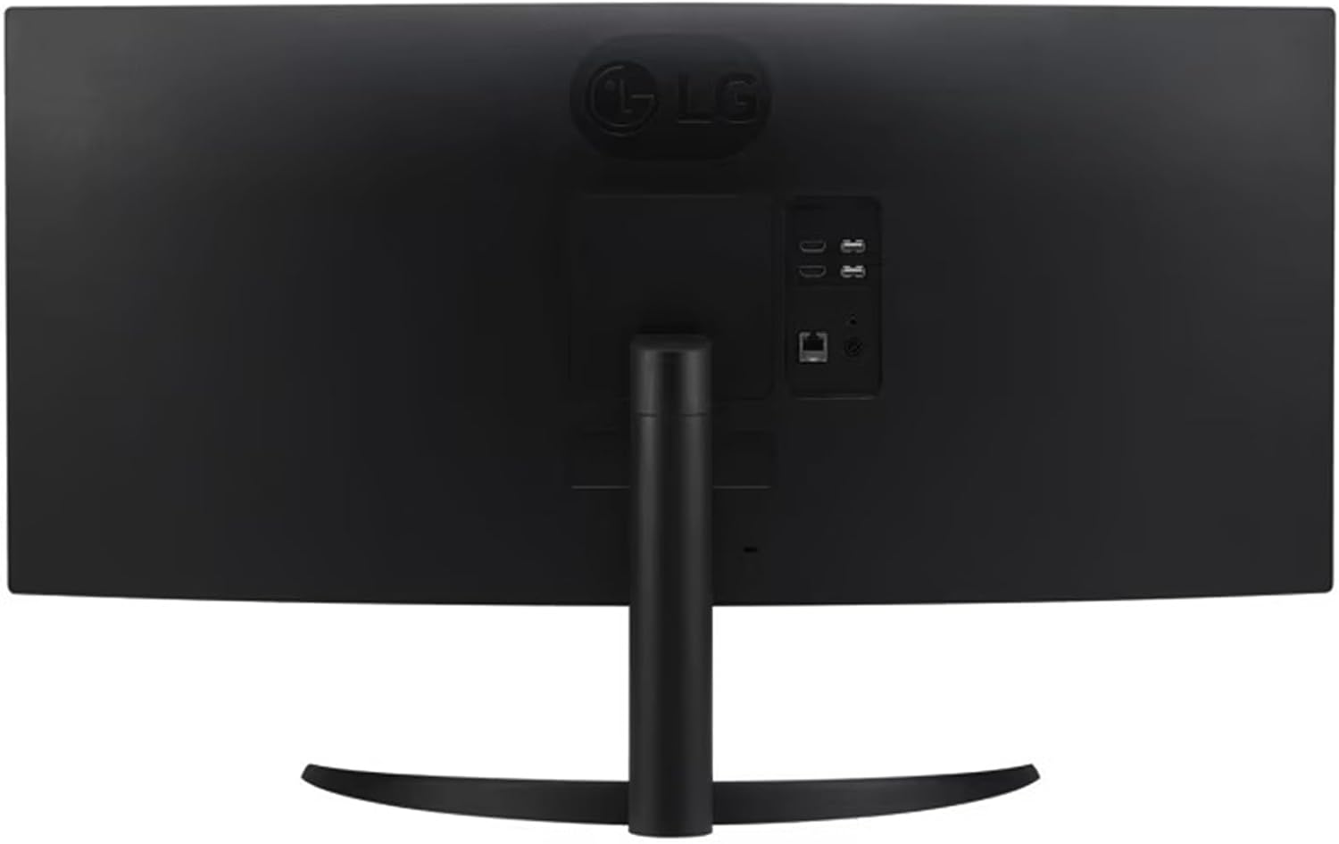 LG 34 Inch WQHD (3440x1440) Curved Smart Monitor, 100Hz, 5ms, HDR10, webOS 23, Screen Share, Built-in Speakers, AirPlay 2, Flicker Free, Includes Wireless Screen Mirroring, HDMI, USB-A,Black