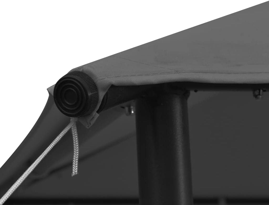 Gazebo,Grill Gazebo,Rv Carport,Heavy Duty Tents for Parties,Outdoor Gazebo,Shade Tent,Wedding Tent,for Outdoor,Backyard,Garden,Lawns,118.1'x118.1' Anthracite Fabric and Steel