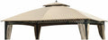 Garden Winds Durable 350 Replacement Canopy Top Compatible with Windsor Dome 10' x 12' Gazebo Models L-GZ717PST-C, A111001701 - Beige