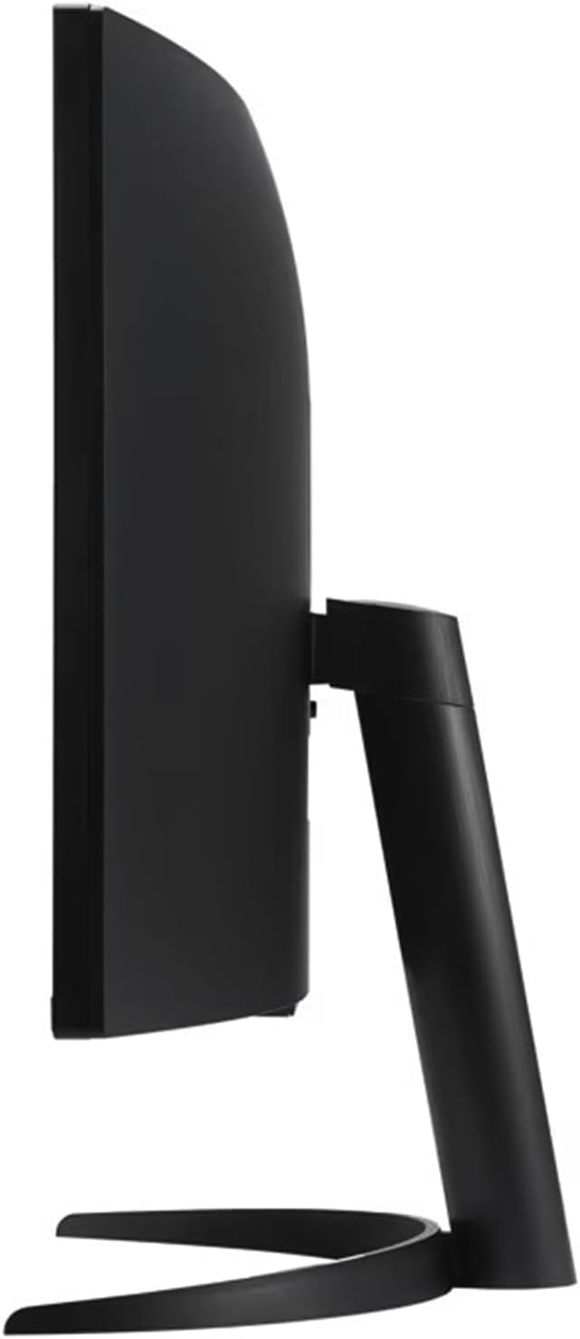 LG 34 Inch WQHD (3440x1440) Curved Smart Monitor, 100Hz, 5ms, HDR10, webOS 23, Screen Share, Built-in Speakers, AirPlay 2, Flicker Free, Includes Wireless Screen Mirroring, HDMI, USB-A,Black