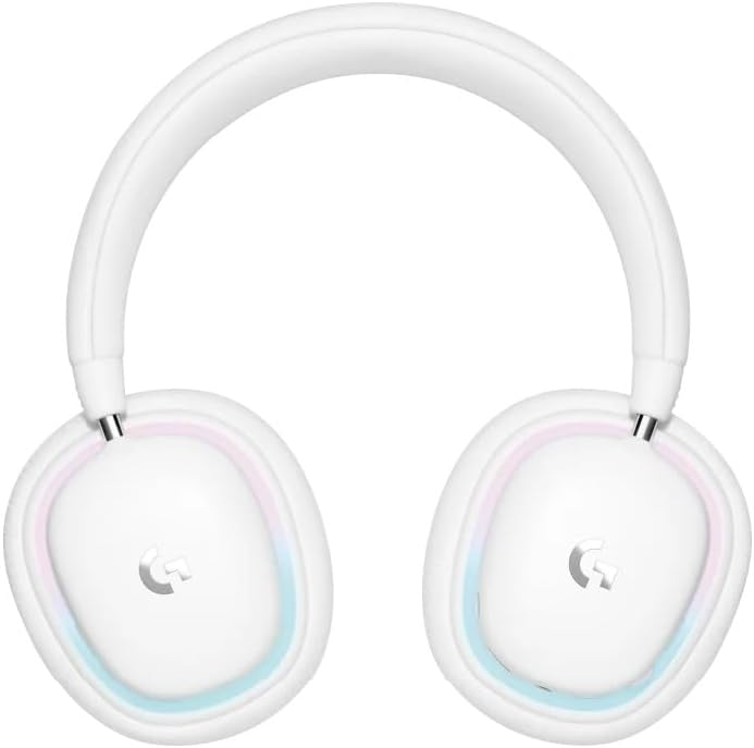 Logitech G735 Wireless Gaming Headset in White Mist (Renewed)