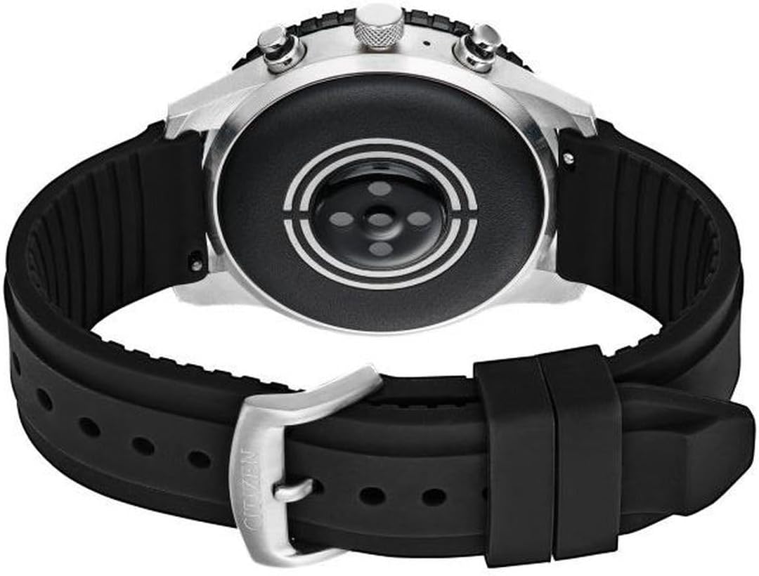 Citizen CZ Smart PQ2 44MM Sport Smartwatch with YouQ App with IBM Watson® AI and NASA research, Wear OS by Google, HR, GPS, Fitness Tracker, Amazon Alexa™, iPhone Android Compatible, IPX6 Rating