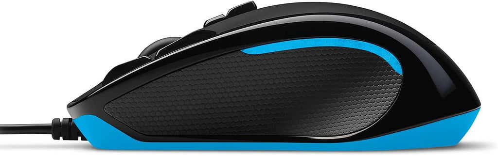 Logitech G300s Wired Gaming Mouse, 2,5K Sensor, 2,500 DPI, RGB, Lightweight, 9 Programmable Controls, On-Board Memory, Compatible with PC/Mac - Black