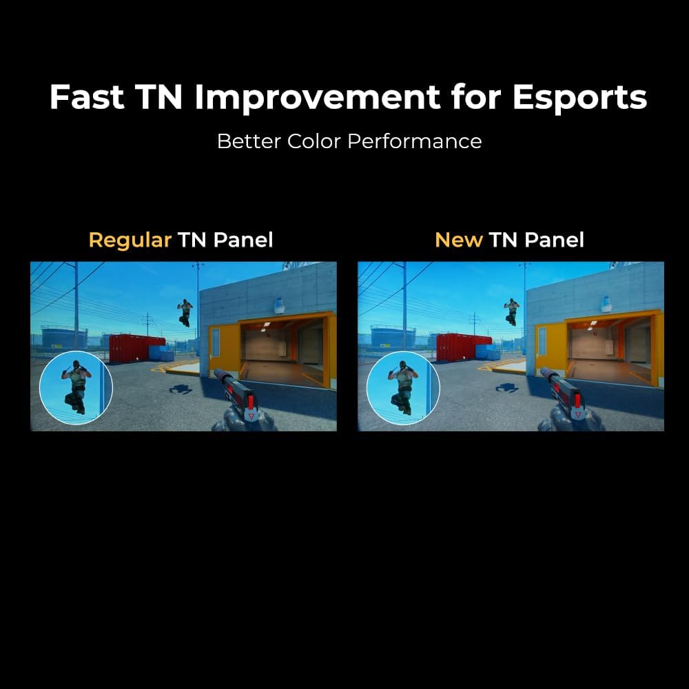 BenQ Zowie XL2540X+ 24.1 New Fast TN 280Hz Gaming Monitor, 1080p, Auto Game Mode by XL Setting to Share, Height Adjustment Powered by Industrial-Grade Bearing Design, S Switch, Shielding Hood