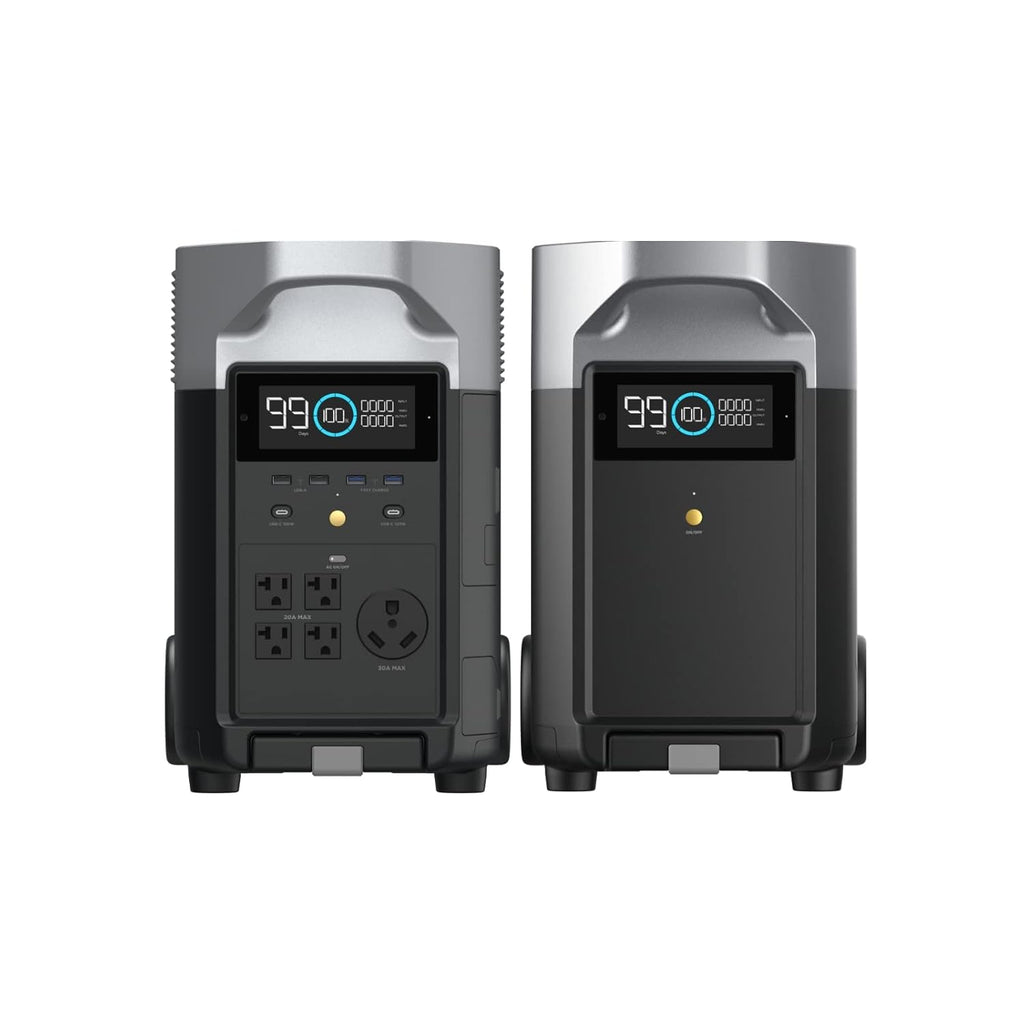 EF ECOFLOW 7.2kWh Portable Power Station: DELTA Pro with Extra Battery, 120V Lifepo4 Battery Backup with Expandable Capacity, Solar Generator for Home Use, Power Outage, Camping, RV, Emergencies