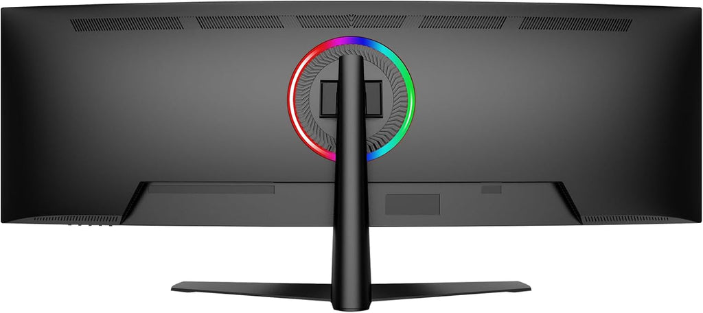 CRUA 45' Curved Gaming Monitor, 240Hz DQHD 5120×1440 UltraWide 32:9 VA Screen Computer Monitors, 120% sRGB,1500R, AMD FreeSync Compatible, Built-in Speakers, HDMI 2.1 & DP 1.4, Wall Mountable – Black