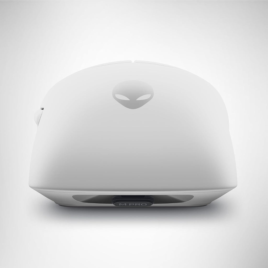Alienware Pro Wireless Gaming Mouse - 2.4GHz Gaming Wireless/USB Wired Connectivity, Adjustable DPI, Optical Sensor Technology, 6 Programmable Buttons, 650 IPS Sensor Max Speed - Lunar Light