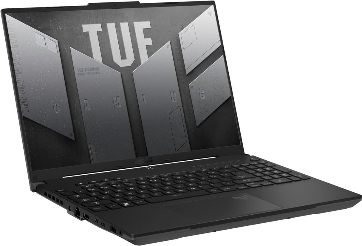 ASUS TUF A16 16' FHD 144Hz Gaming Laptop, AMD Ryzen 7 7445HS (6 Cores, Up to 4.7GHz), NVIDIA GeForce RTX 4050, 64GB DDR5 RAM, 2TB SSD, USB-C, Wi-Fi 6E, Bluetooth, Backlit Keyboard, Windows 11