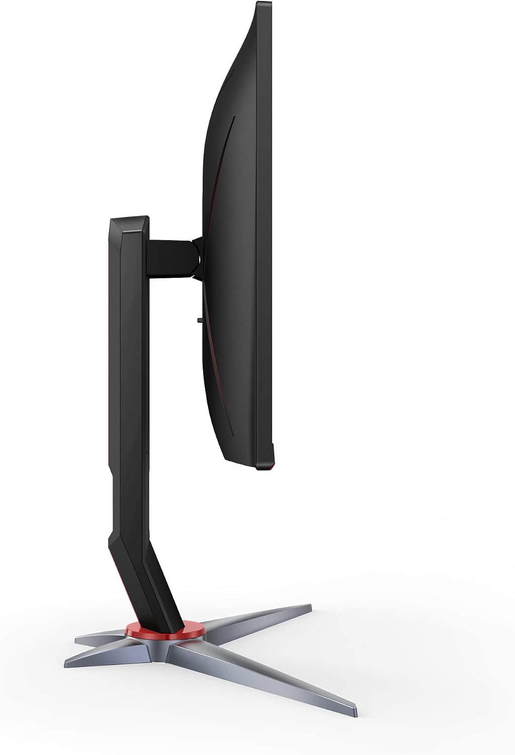 AOC 24G2 24' Frameless Gaming IPS Monitor, FHD 1080P, 1ms 144Hz, Freesync, HDMI/DP/VGA, Height Adjustable, 3-Year Zero Dead Pixel Guarantee,Black/Red