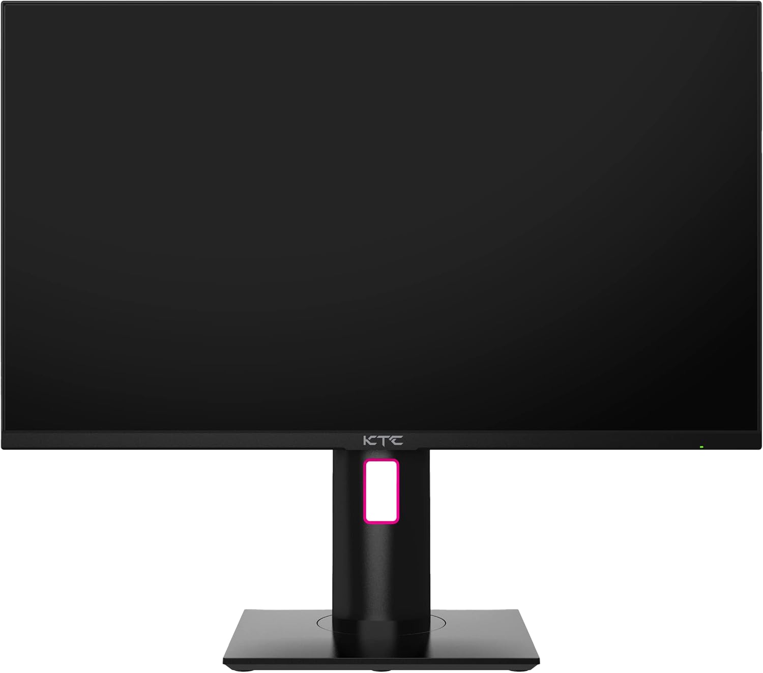KTC 27' 1440p 170Hz Gaming Monitor, 2K QHD 1ms GTG Fast IPS, HDR, HDMI/USB C/DP, FreeSync & G-Sync, Swivel Tilt Height Pivot Adjustable, H27T22
