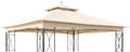 Garden Winds Reinforced Replacement Canopy Top Cover Compatible with The MasterCanopy 11' X 13' Gazebo - Classic Sand, Riplock 350