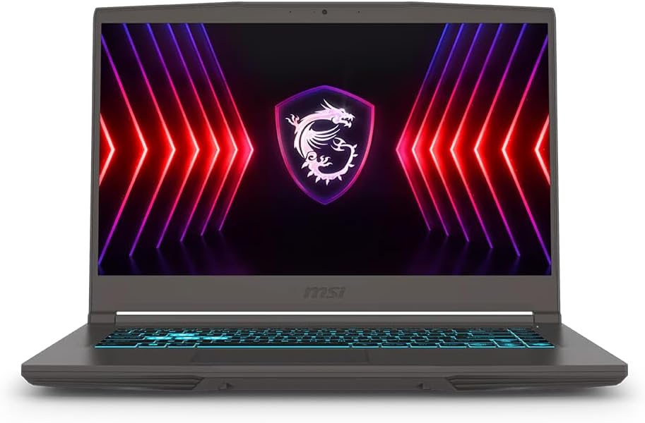 MSI Thin 15 B13VE Gaming Laptop 2024 15.6' FHD 1920 x 1080 IPS 144hz Intel Core i5-13420H NVIDIA GeForce RTX 4050 6GB GDDR6 32GB DDR4 1TB SSD Backlit Keyboard Wi-Fi 6E Windows 10 Home Cosmos Gray