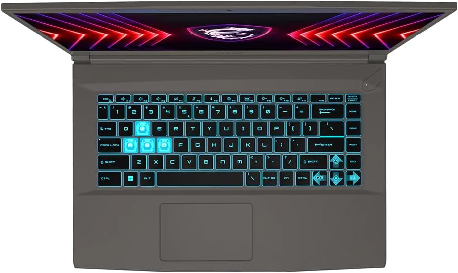 MSI Thin 15 B13VE Gaming Laptop 2024 15.6' FHD 1920 x 1080 IPS 144hz Intel Core i5-13420H NVIDIA GeForce RTX 4050 6GB GDDR6 16GB DDR4 512GB SSD Backlit Keyboard Wi-Fi 6E Windows 10 Home Cosmos Gray