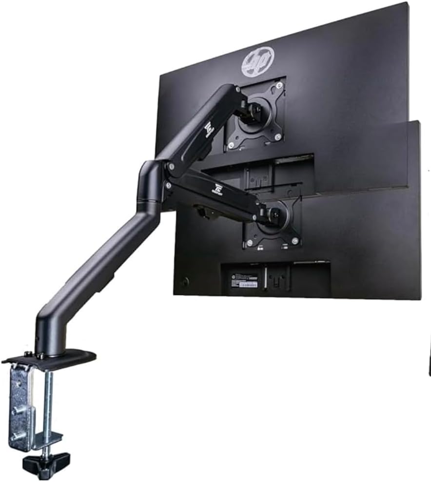 Acer Nitro 24' Monitor, FreeSync 100?Hz FHD 1500R Curve ZeroFrame Design with 1ms Response Time, VESA Mount (100mm), VGA, HDMI & Dockztorm USB Port Expander, Black (2026) & Ergoflexy Single Mount Arm