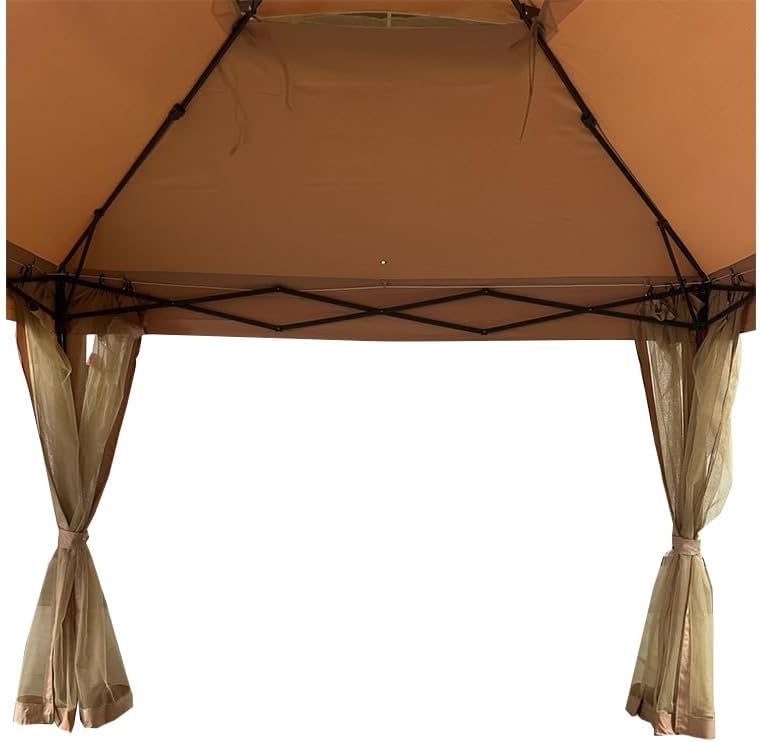 Garden Winds Custom Fit Replacement Canopy Top Cover Compatible with The Yaheetech 614299 11' x 11' Pop Up Gazebo - Upgraded Performance RipLock 350 Fabric