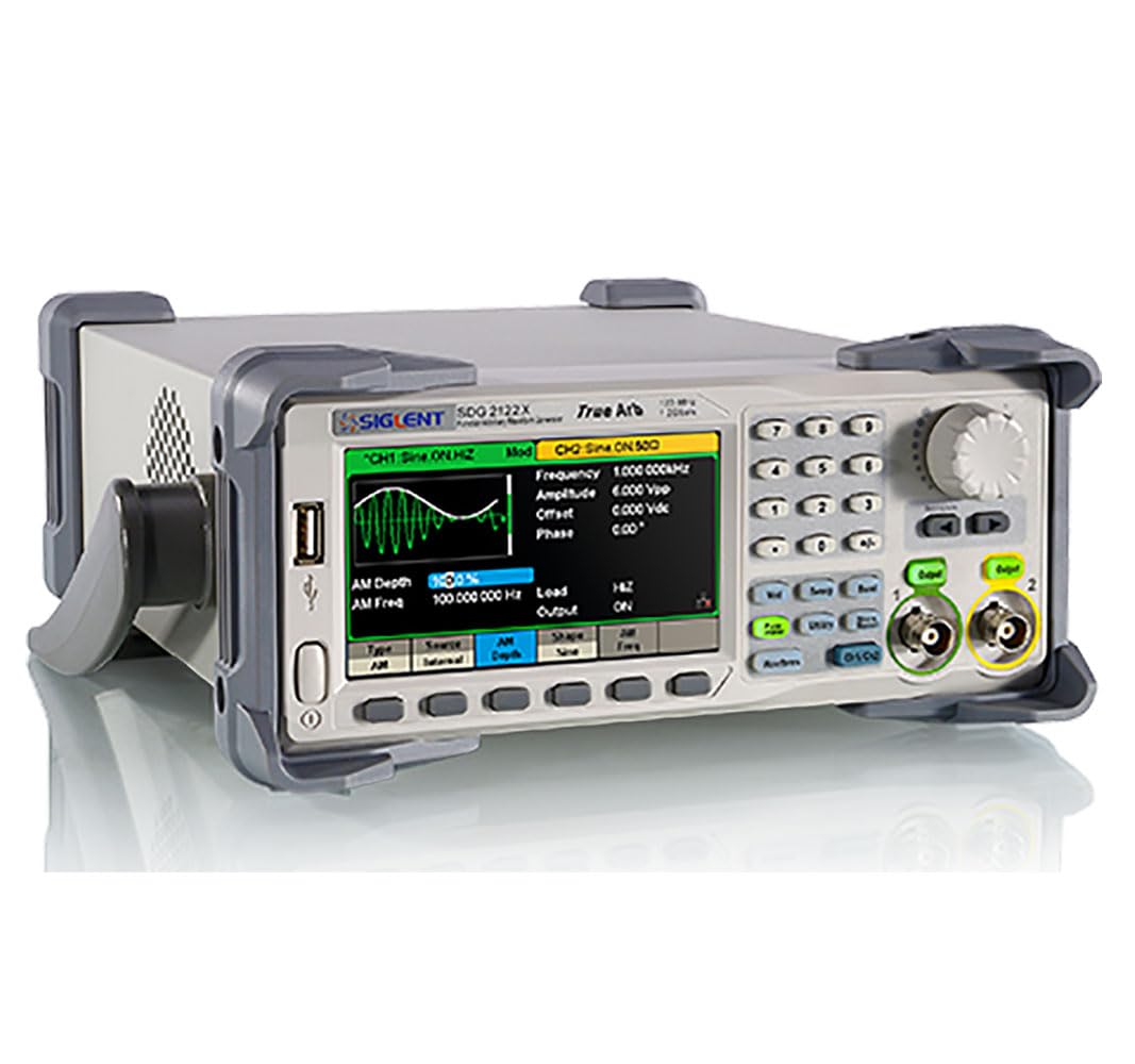 Siglent Technologies Function and Arbitrary Waveform Generator 120 MHz 2 Channel 1.2 GSa/s