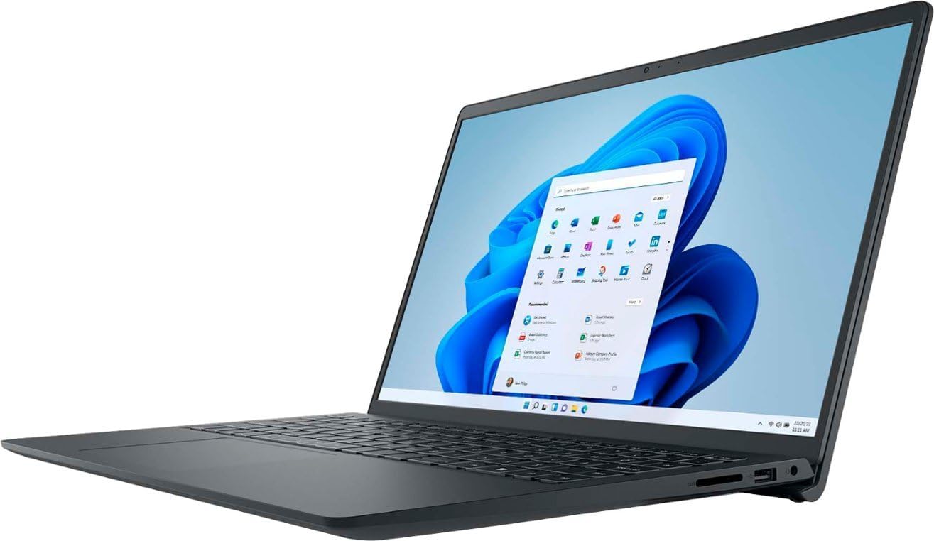 Dell Inspiron 15 15.6' Laptop (FHD Touchscreen, AMD Ryzen 5 7530U, 16GB RAM, 512GB PCIe SSD, (6-Core Beat i7-1165G7)) Numeric Keypad, Webcam, 2023 Inspiron 3000 3535, Win 11 Home, Carbon Black
