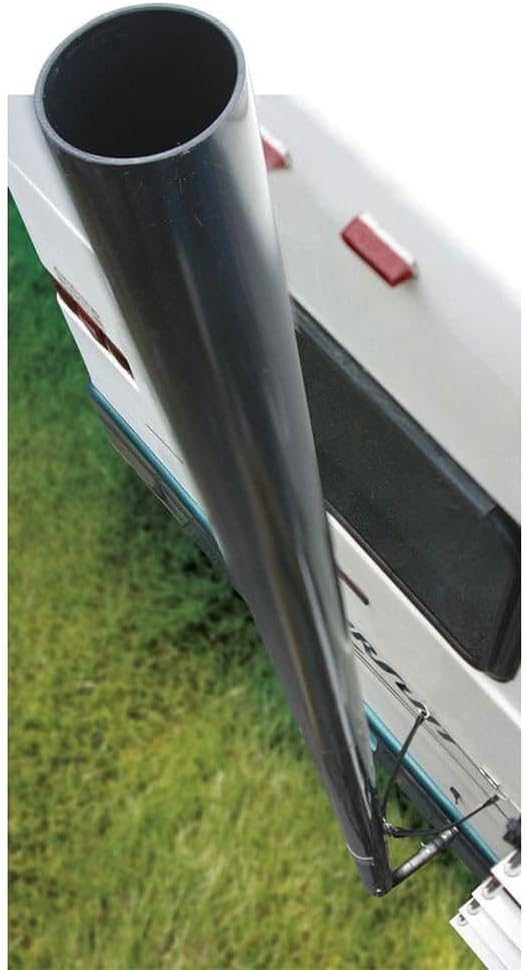 Camco Gen-Turi RV Generator Exhaust Venting System - Directs Generator Exhaust Above The Roof Line for Improved Air Quality While Camping - Designed for Easy Install and Disconnection (44461)
