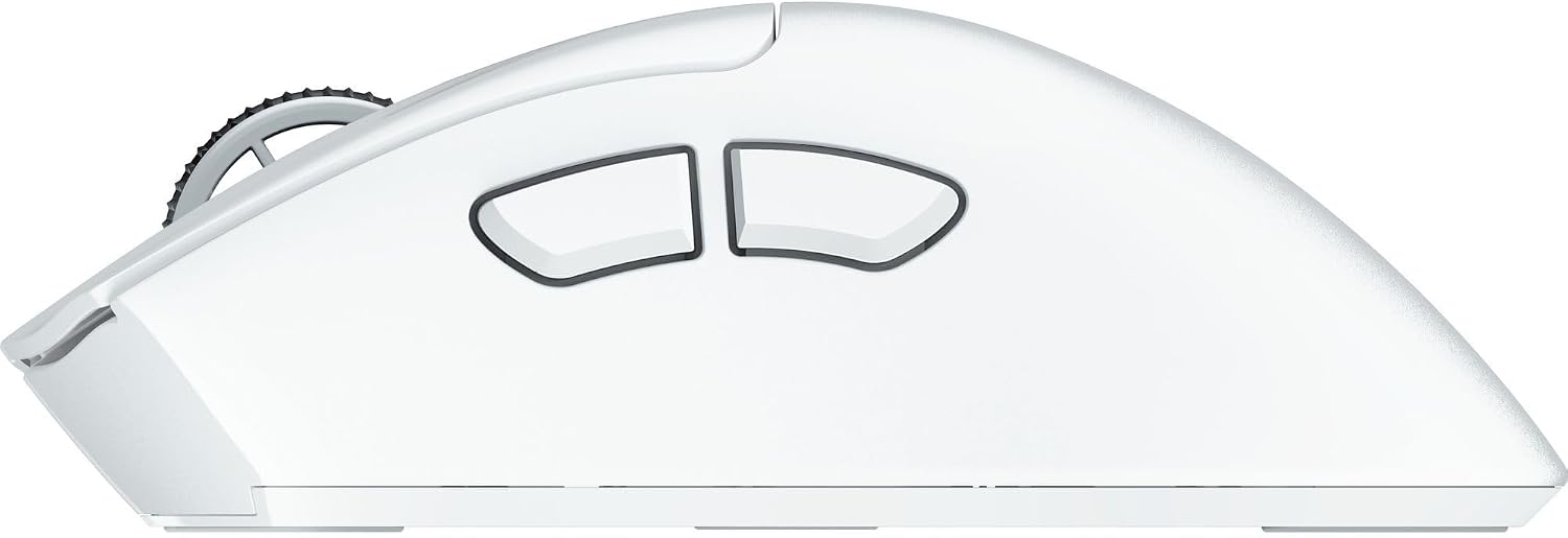 Razer DeathAdder V4 Pro Wireless Gaming Mouse: 57g Lightweight - HyperSpeed Wireless Gen-2 - Optical Scroll Wheel - Optical Switches Gen-4 - Focus Pro 45K Sensor Gen-2 - Up to 150 Hr Battery - White