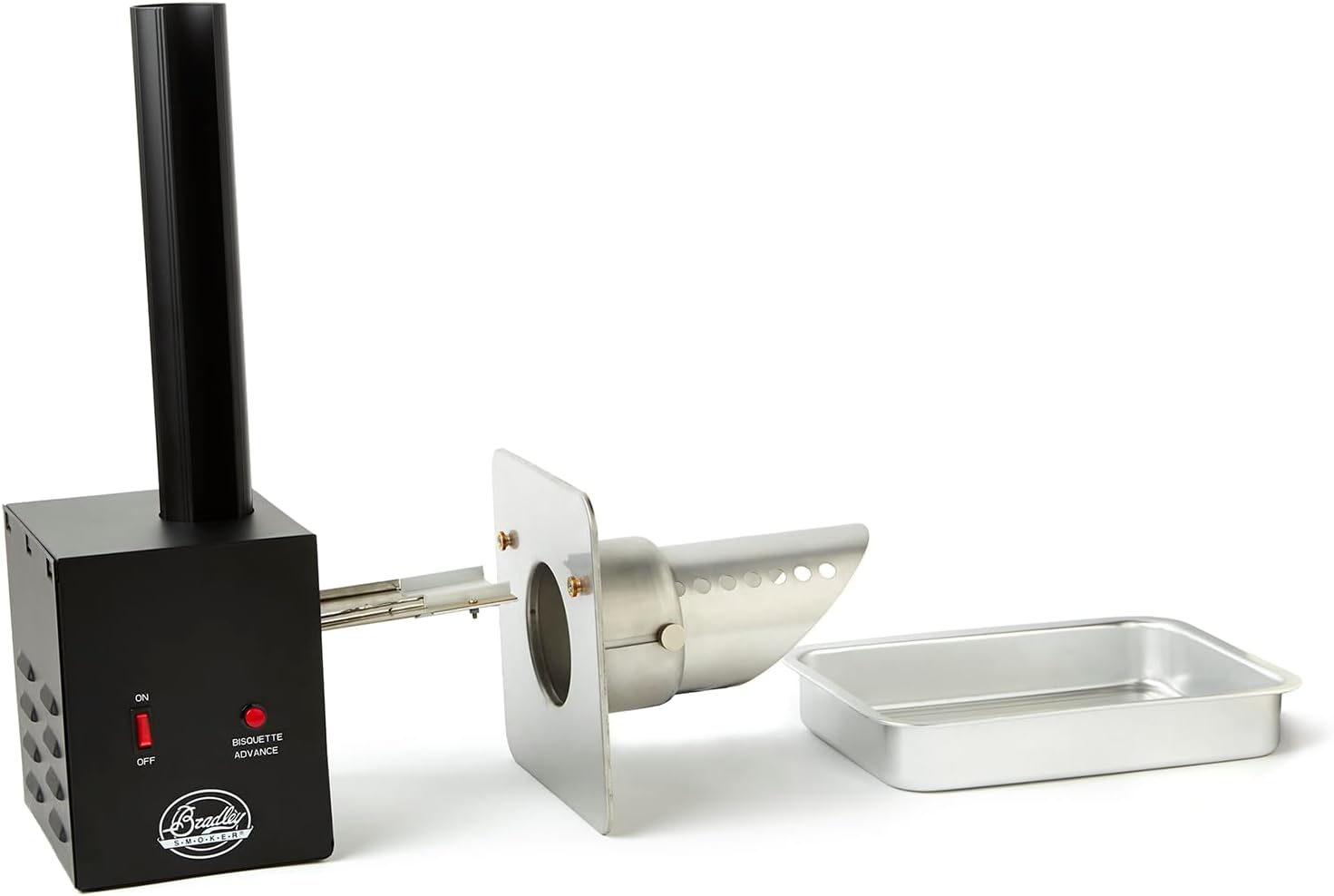 Bradley Smoker Smoke Generator With Adapter, 7 by 9 by 9 Inch, Silver