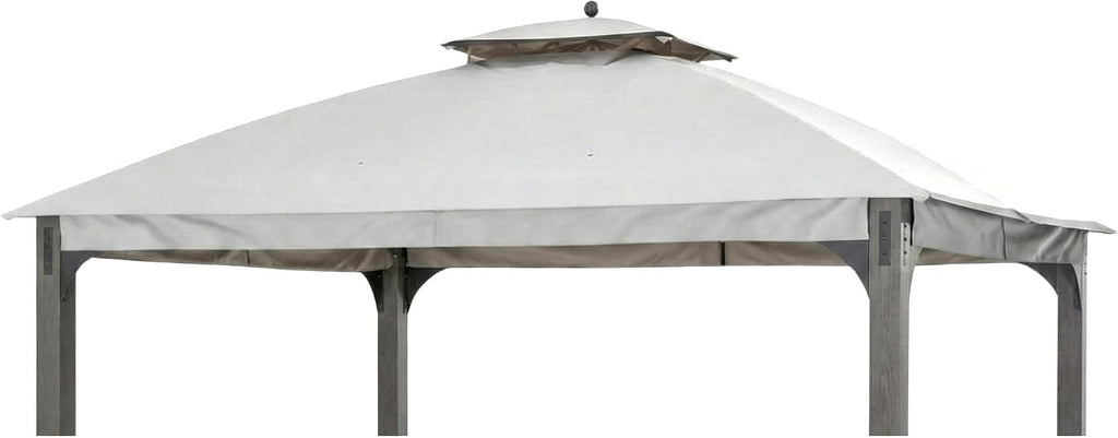 Garden Winds Reinforced Replacement Canopy Top Cover Compatible with The Shadow Creek L-GZ1140PST 10' x 12' Gazebo – Classic Stone, Riplock 350
