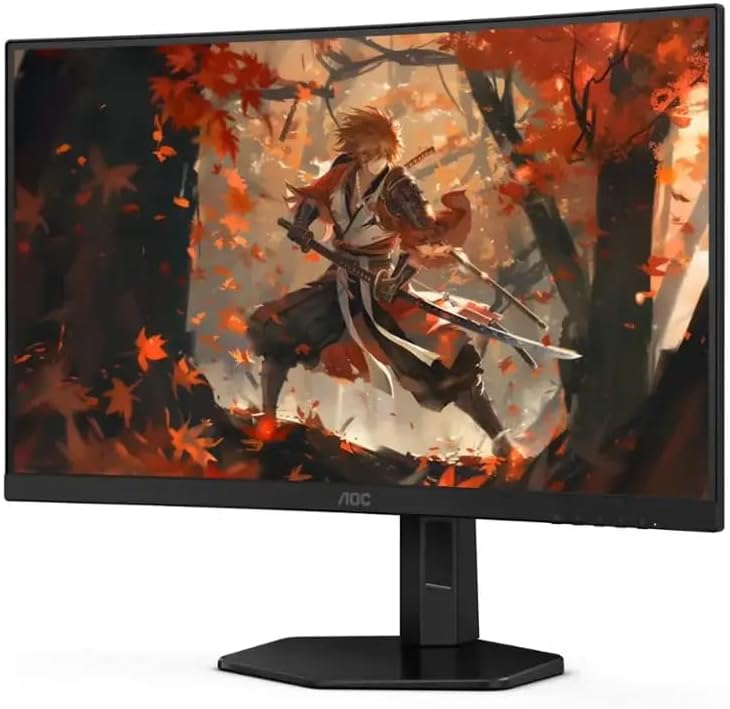 AOC - C27G4ZX 27' VA Curved FHD 280Hz Gaming Monitor 0.3 ms Response Time - Black/Silver/Red (Renewed)