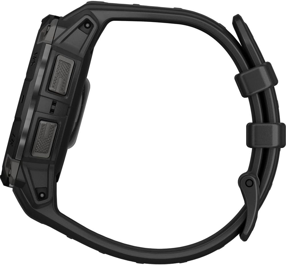 Garmin Instinct 3-45 mm Outdoor GPS Smartwatch, AMOLED, Black with Black Band 010-02936-00 Bundle with 2 YR CPS Enhanced Protection Pack & Deco Essentials 2X Screen Protector