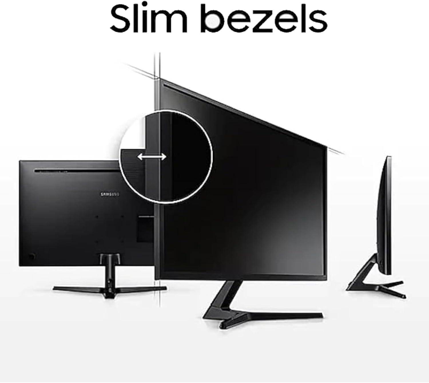 Samsung 32' 4K UHD (3840x2160) Computer Monitor, Eye Saver, AMD FreeSync for Gaming, HDMI, VA Panel, Display Port, Flicker Free Mode, Black
