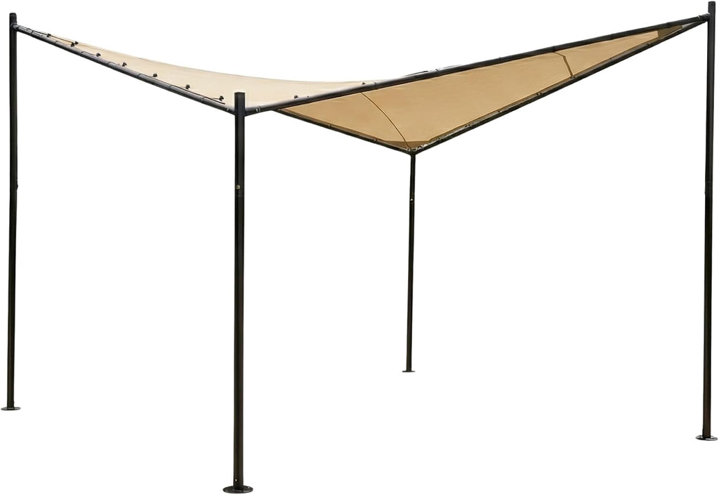 Garden Winds Reinforced RipLock 350 Replacement Canopy Top Cover Compatible with Abba Patio 12' x 12' Gazebo Model APBFG3535E - Beige