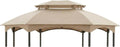 Garden Winds Reinforced RipLock 350 Replacement Canopy Top Cover Compatible with Manhattan 10' x 12' Gazebo Model L-GZ1138PST - Beige