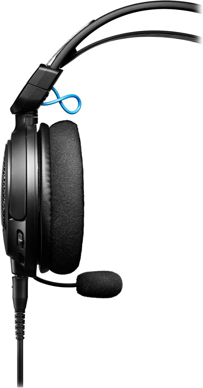 Audio-Technica ATH-GDL3BK Open-Back Gaming Headset, Black