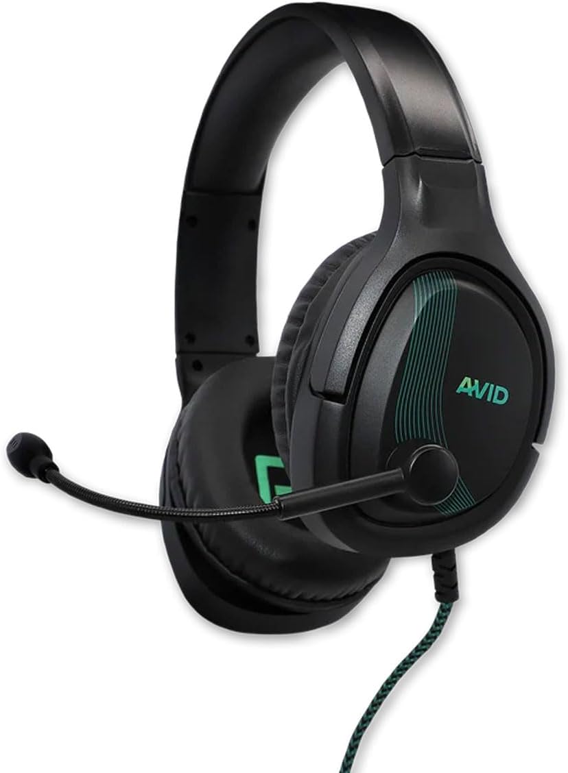 Avid AP-1000 AVIGA™ Gaming Headset, USBA, Black (20 Pack)