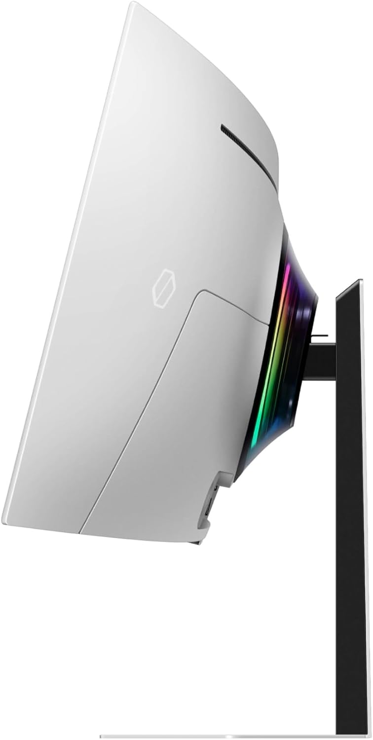 Samsung 49' Odyssey OLED G9 (G95SC) Curved Smart Gaming Monitor, QD-OLED, 240Hz, 0.03ms, FreeSync Premium Pro, G-Sync Compatible, Dual QHD, Neo Quantum Processor, LS49CG954SNXZA