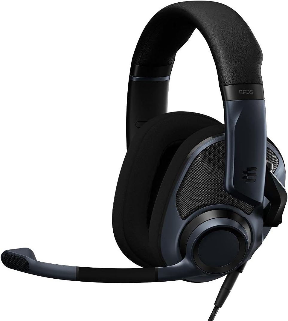 EPOS H6Pro Open Acoustic Gaming Headset with Mic – Lightweight Headband, Comfortable & Durable Design – Compatible with Xbox, PS4/PS5 & PC/Windows – Black